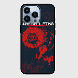 Чехол для iPhone 13 Pro Тяжелая атлетика, цвет: 3D-черный