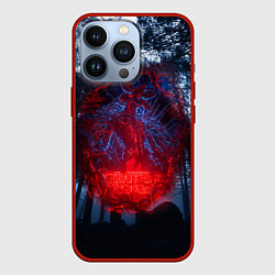 Чехол для iPhone 13 Pro Demogorgon Stranger Things, цвет: 3D-красный