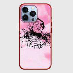 Чехол для iPhone 13 Pro LIL PEEP, цвет: 3D-красный