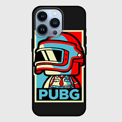 Чехол для iPhone 13 Pro PUBG, цвет: 3D-черный