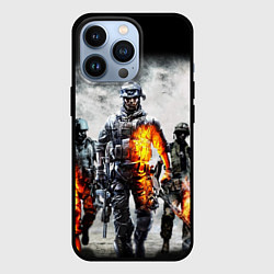 Чехол для iPhone 13 Pro Battlefield, цвет: 3D-черный