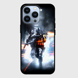 Чехол для iPhone 13 Pro Battlefield, цвет: 3D-черный