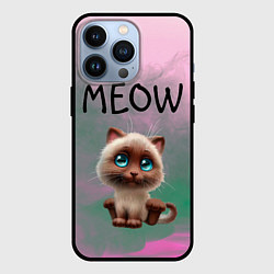 Чехол для iPhone 13 Pro Кошечка, цвет: 3D-черный