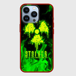 Чехол для iPhone 13 Pro STALKER 2, цвет: 3D-красный