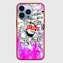 Чехол для iPhone 13 Pro LIL PEEP, цвет: 3D-красный