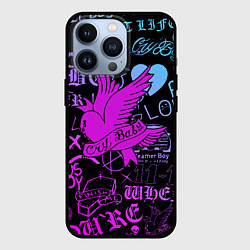 Чехол для iPhone 13 Pro LIL PEEP, цвет: 3D-черный