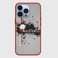 Чехол для iPhone 13 Pro Handball, цвет: 3D-красный