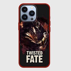 Чехол для iPhone 13 Pro Twisted Fate, цвет: 3D-красный