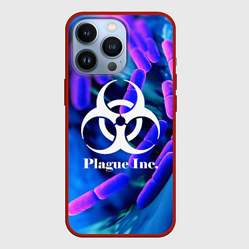 Чехол iPhone 13 Pro PLAGUE INC / 3D-Красный – фото 1