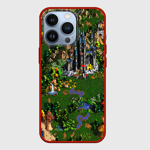 Чехол iPhone 13 Pro Heroes of Might and Magic / 3D-Красный – фото 1