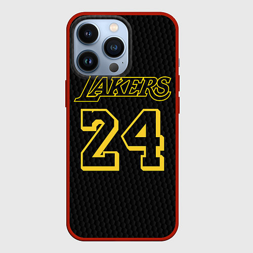 Чехол iPhone 13 Pro Kobe Bryant / 3D-Красный – фото 1