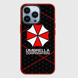 Чехол для iPhone 13 Pro UMBRELLA CORP, цвет: 3D-красный