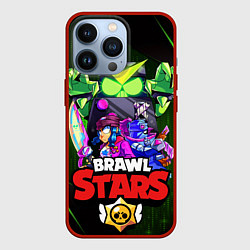 Чехол для iPhone 13 Pro BRAWL STARS, цвет: 3D-красный