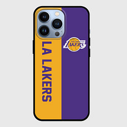 Чехол для iPhone 13 Pro LA LAKERS, цвет: 3D-черный