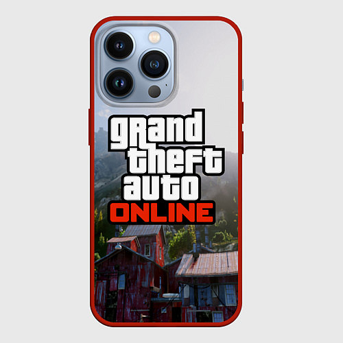 Чехол iPhone 13 Pro GTA Online / 3D-Красный – фото 1
