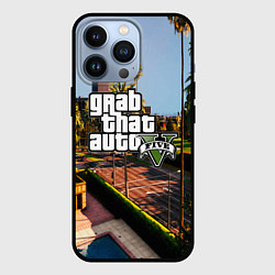 Чехол для iPhone 13 Pro GTA 5, цвет: 3D-черный