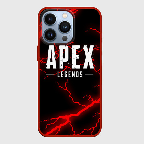 Чехол iPhone 13 Pro APEX LEGENDS / 3D-Красный – фото 1