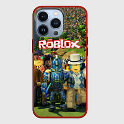 Чехол для iPhone 13 Pro ROBLOX, цвет: 3D-красный
