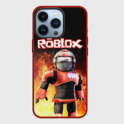 Чехол для iPhone 13 Pro ROBLOX, цвет: 3D-красный