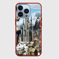 Чехол для iPhone 13 Pro HEROES, цвет: 3D-красный