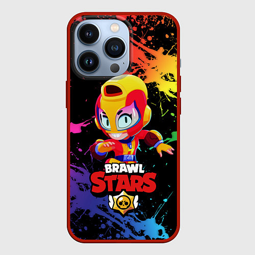 Чехол iPhone 13 Pro Brawl Stars MAX / 3D-Красный – фото 1