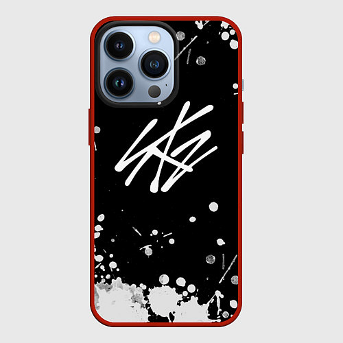 Чехол iPhone 13 Pro Stray Kids / 3D-Красный – фото 1