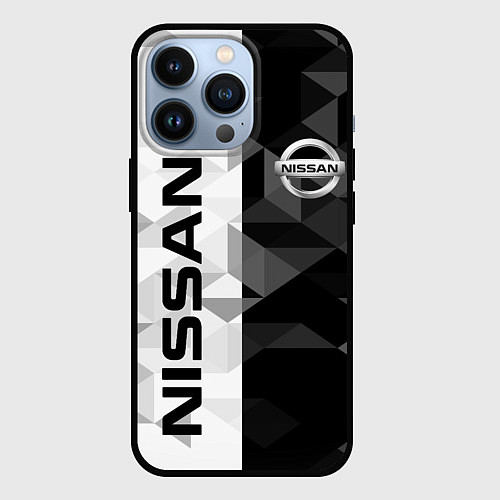 Чехол iPhone 13 Pro NISSAN / 3D-Черный – фото 1