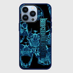 Чехол для iPhone 13 Pro Iron Maiden, цвет: 3D-тёмно-синий