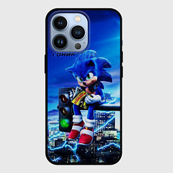 Чехол для iPhone 13 Pro SONIC, цвет: 3D-черный