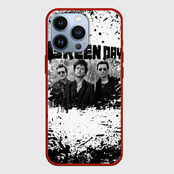 Чехол для iPhone 13 Pro GreenDay, цвет: 3D-красный