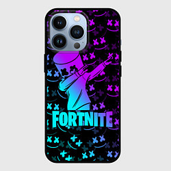 Чехол для iPhone 13 Pro FORTNITE X MARSHMELLO, цвет: 3D-черный