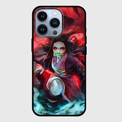 Чехол для iPhone 13 Pro KIMETSU NO YAIBA, цвет: 3D-черный