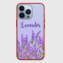 Чехол для iPhone 13 Pro Lavander, цвет: 3D-красный