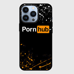 Чехол для iPhone 13 Pro PORNHUB, цвет: 3D-черный