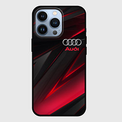 Чехол для iPhone 13 Pro AUDI, цвет: 3D-черный