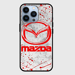 Чехол для iPhone 13 Pro MAZDA RED LOGO, цвет: 3D-черный