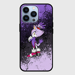 Чехол для iPhone 13 Pro SONIC Blaze the Cat, цвет: 3D-черный