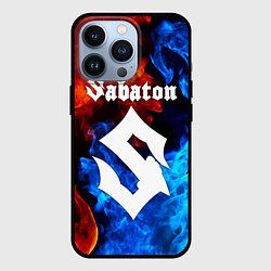 Чехол для iPhone 13 Pro SABATON, цвет: 3D-черный