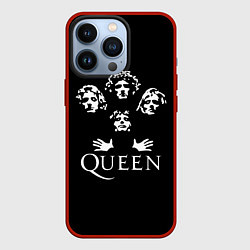Чехол для iPhone 13 Pro QUEEN НА СПИНЕ, цвет: 3D-красный