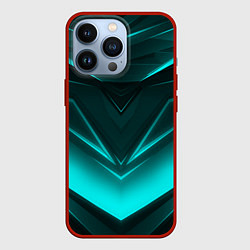 Чехол для iPhone 13 Pro NEON GEOMETRY STRIPES, цвет: 3D-красный