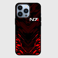 Чехол для iPhone 13 Pro MASS EFFECT N7, цвет: 3D-черный