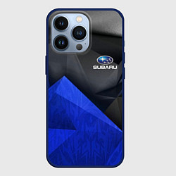 Чехол для iPhone 13 Pro SUBARU, цвет: 3D-тёмно-синий