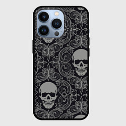 Чехол для iPhone 13 Pro Весёлый Роджер, цвет: 3D-черный