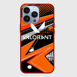 Чехол для iPhone 13 Pro Valorant, цвет: 3D-красный