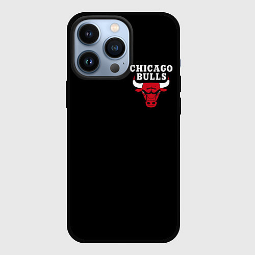 Чехол iPhone 13 Pro CHICAGO BULLS / 3D-Черный – фото 1