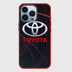 Чехол для iPhone 13 Pro TOYOTA, цвет: 3D-красный