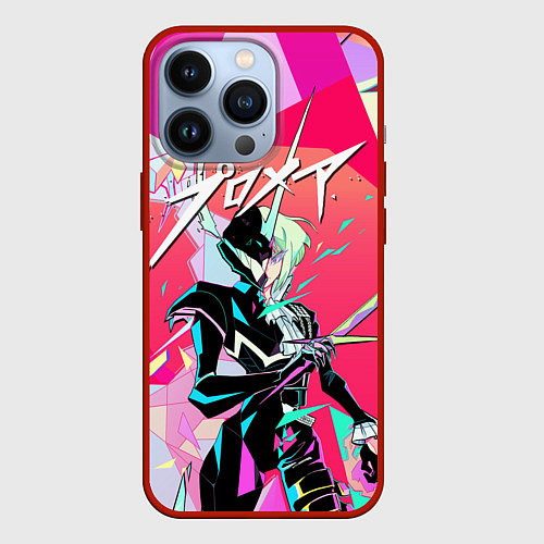 Чехол iPhone 13 Pro PROMARE / 3D-Красный – фото 1