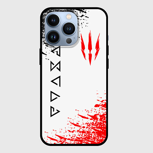 Чехол iPhone 13 Pro THE WITCHER / 3D-Черный – фото 1
