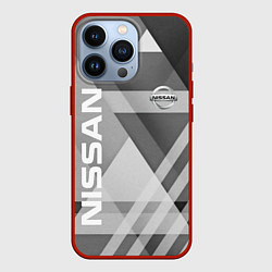 Чехол для iPhone 13 Pro NISSAN, цвет: 3D-красный