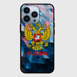 Чехол для iPhone 13 Pro RUSSIA, цвет: 3D-черный